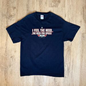 Tennessee River 2004 Graphic T-Shirt Navy L Top Gun Quote Need For Speed Tee